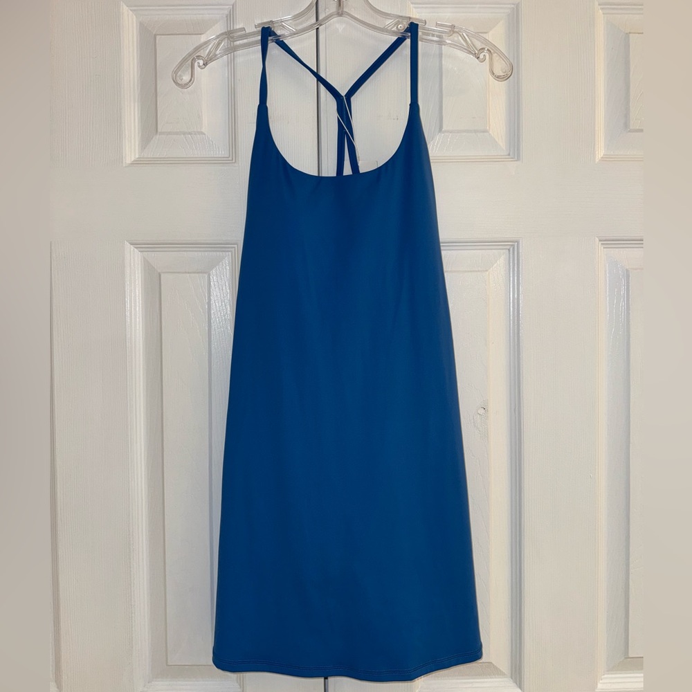 HALARA: Brand New w/ Tags - Blue Athletic Dress w/ Built-in Shorts Size Small